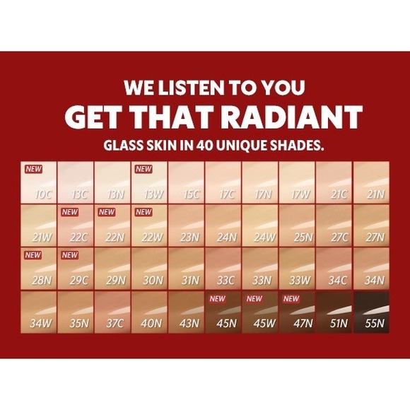 NEW TIRTIR Mask Fit‎ Red Cushion Face Cream 17C Porcelain 0.63 Fl Oz - Picture 2 of 8